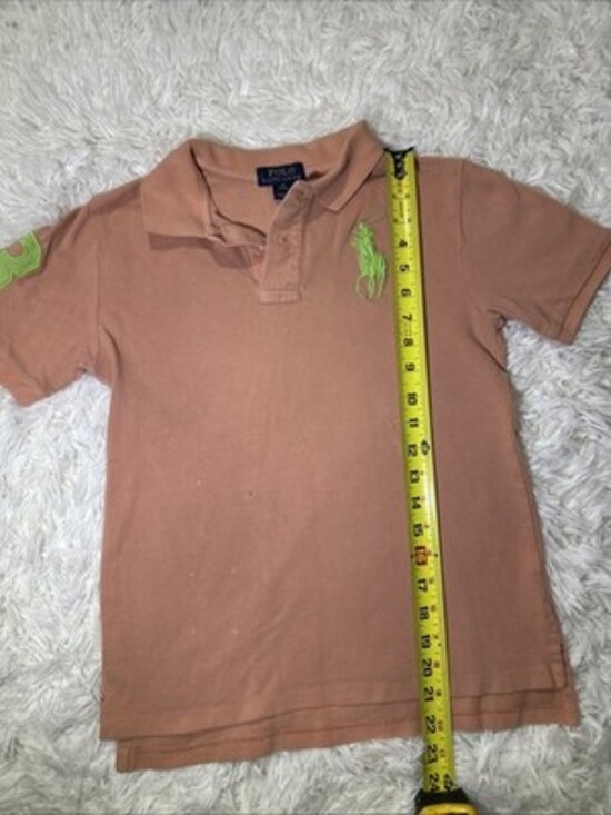 Polo Ralph Lauren 1/4 Zip Sweatshirt, 2Polo Big Pony,&button Up Youth Size 10/12 - Picture 11 of 16